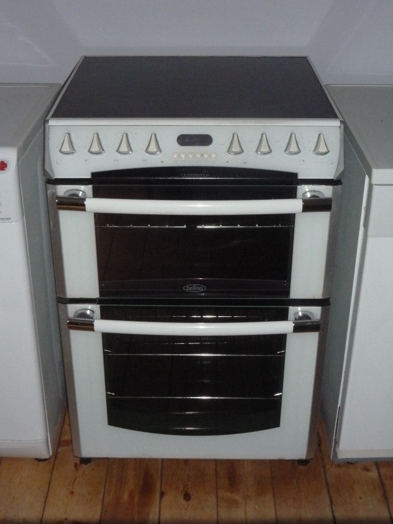 Belling 'Format' multifunction cooker with ceramic halogen hob, double