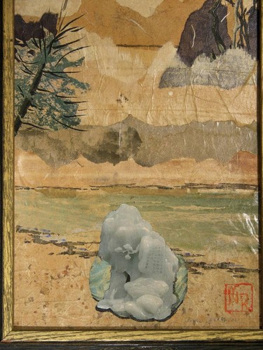 1950s Modernist Mixed-Media Collage 