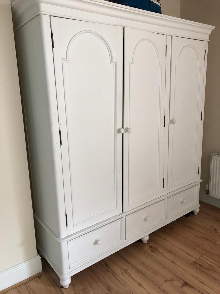 Used White French Style Wardrobe In Congleton Cheshire Gumtree