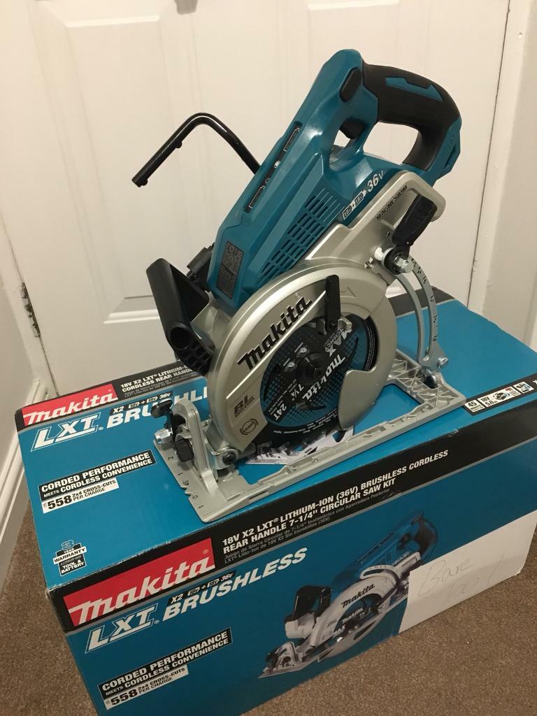 Makita xsr01 rear handle worm drive style circular saw BNIB in