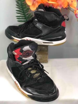 NIKE AIR JORDAN Sixty Plus Black & Red High Top Mens
