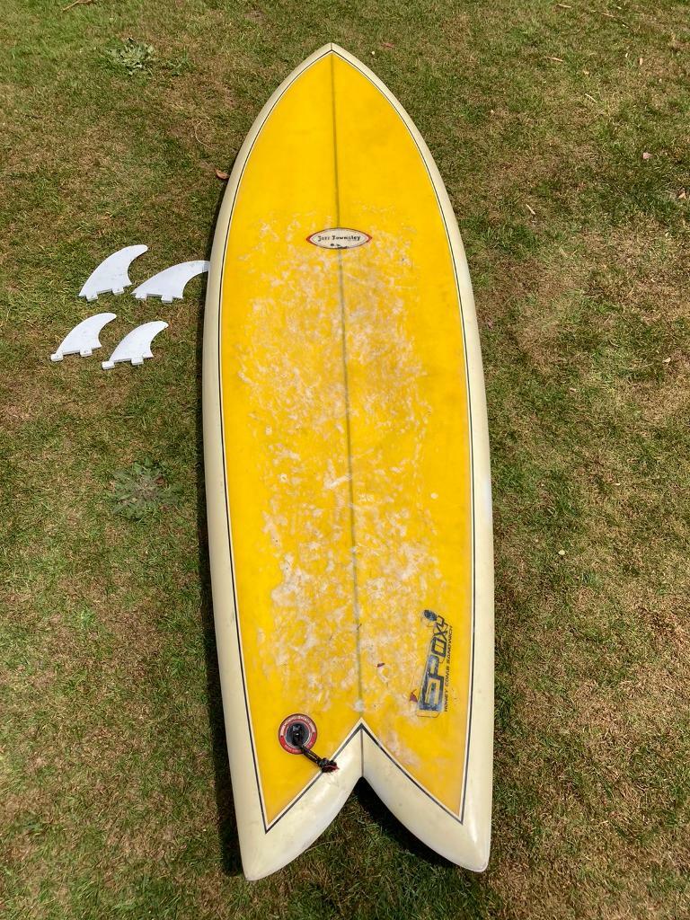Surfboard quad fin retro fish in Wimborne, Dorset Gumtree