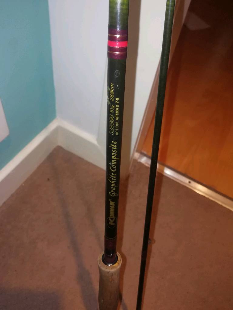 Kunnan graphite composite fly fishing rod with grays reel in