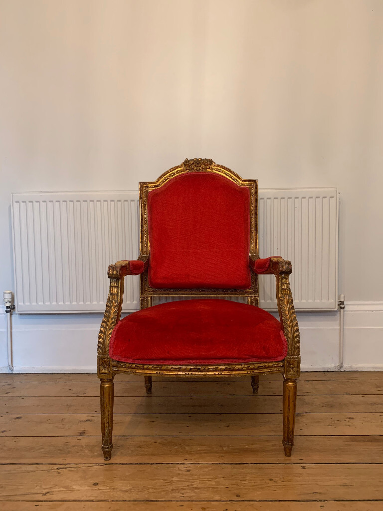 Classic French Louis XIV style Armchair / Throne in Lewisham, London