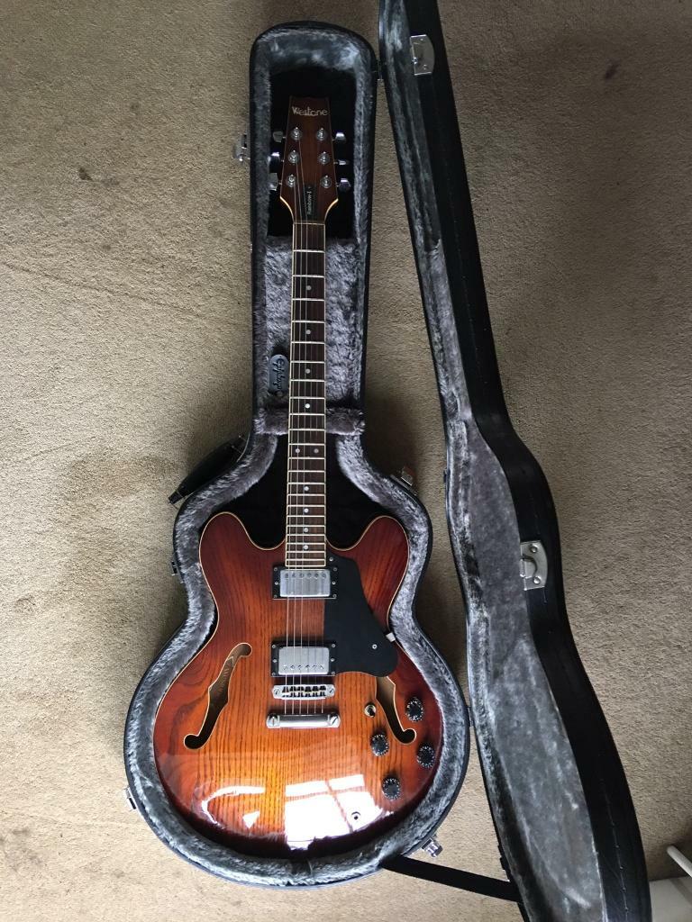 Westone Rainbow 1 electric guitar made in Japan 1982 (with Epiphone case) in Southville