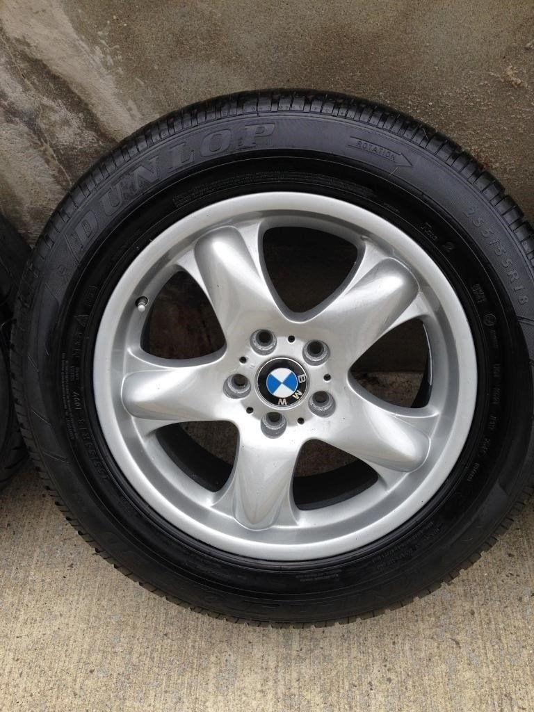 BMW X5 E53 STYLE 58 STAR SPOKE ALLOY WHEELS WITH EXCELLENT DUNLOP WINTER TYRES | in Banbridge ...