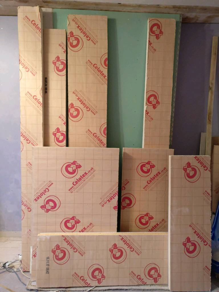 Free insulated plasterboard 50mm Celotex in Morden, London Gumtree