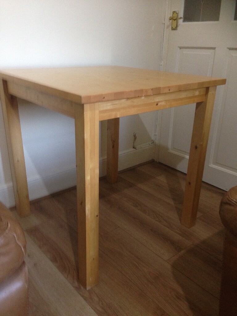 Small IKEA Dining or Kitchen Table Wood Seats 2 People in North