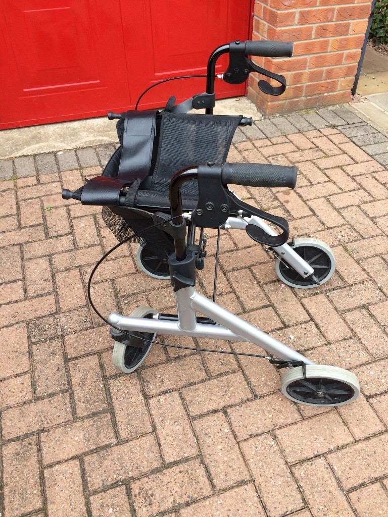 Betterlife 4 Wheeled Lightweight Folding Walking Frame with Seat