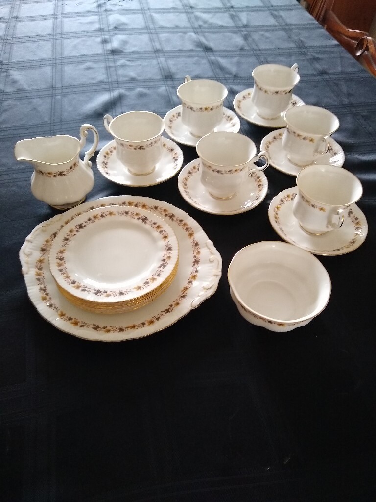 Vintage Royal Kent Golden Glory China Tea set. in Watton, Norfolk