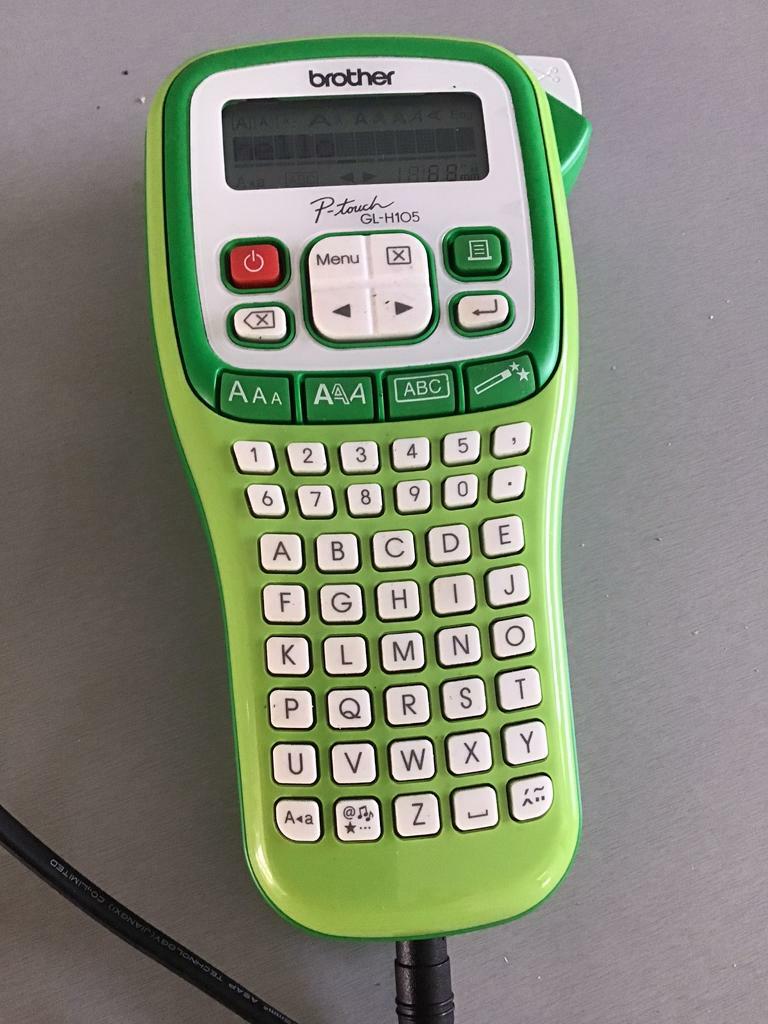 Brother P touch GLH105 printer labeller in Auckland, County