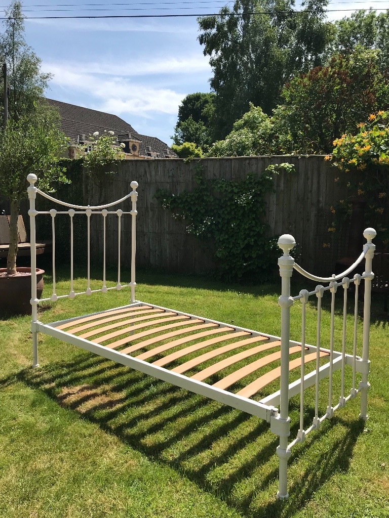 Laura Ashley Ivory Wrought Iron Bed in Warminster, Wiltshire Gumtree