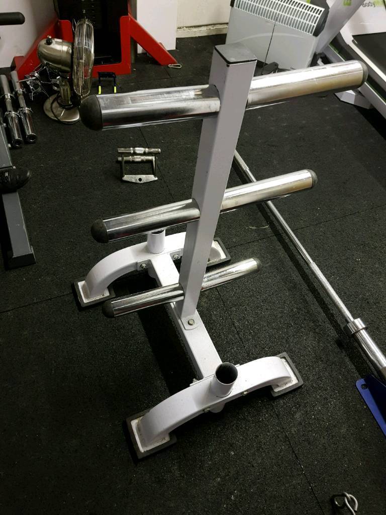 Olympic weights tree and bar holder in Wrexham Gumtree