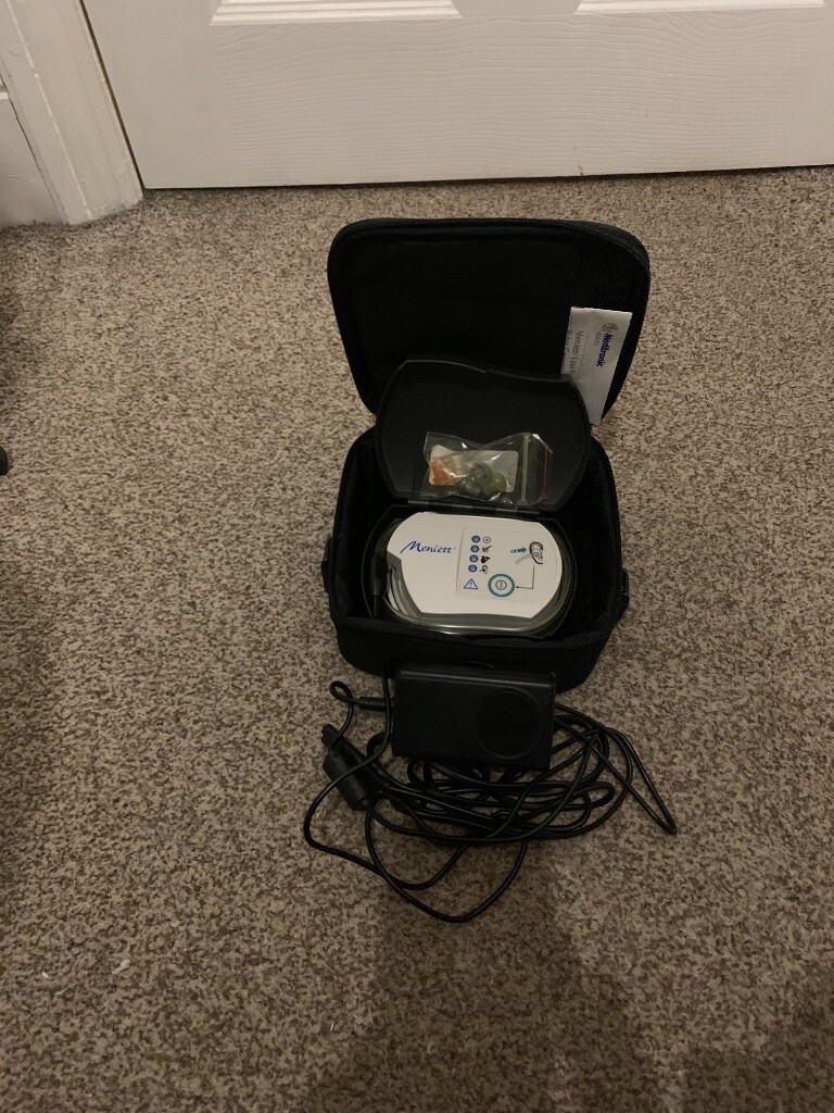 *offers* Meniett lowpressure pulse generator device for Ménière’s