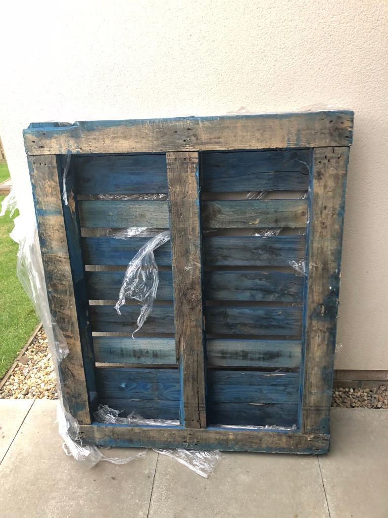 Wooden pallet (blue) in South Queensferry, Edinburgh Gumtree