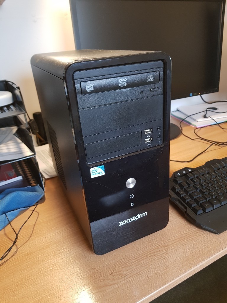 Zoostorm Desktop PC Tower Computer in Airdrie, North Lanarkshire