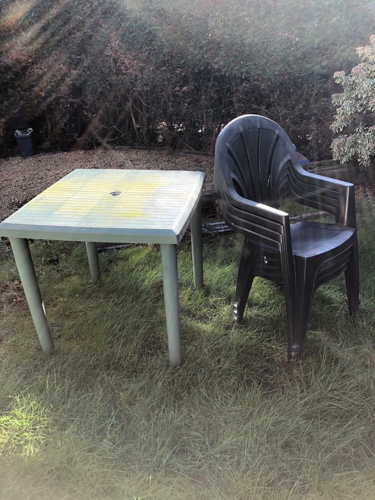 Garden table 4 x chairs | in Sketty, Swansea | Gumtree