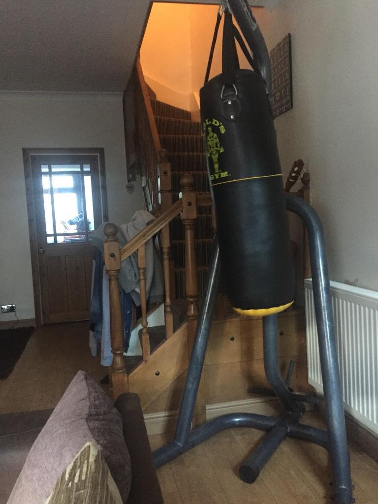 Golds gym punch bag & tko stand in Porth, Rhondda Cynon Taf Gumtree