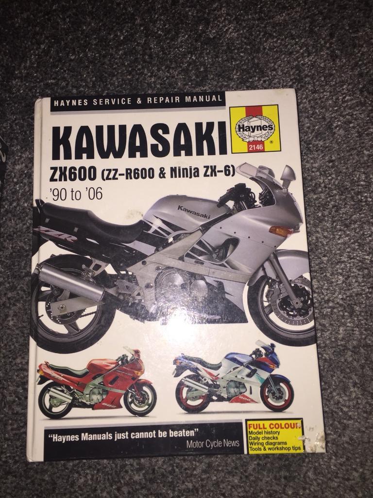 Kawasaki ZZR 600 Haynes owners manual