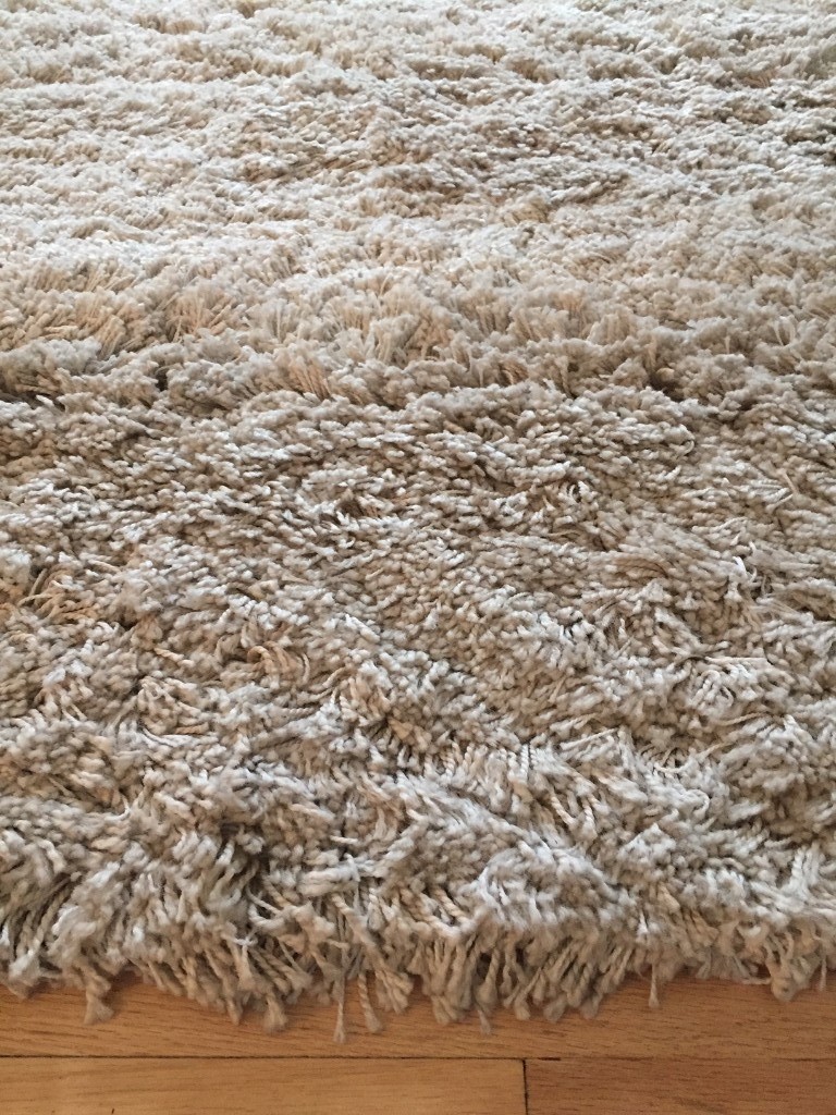 PERFECT CONDITION High Pile Rug Beige. 133cm x 195cm. Must go this