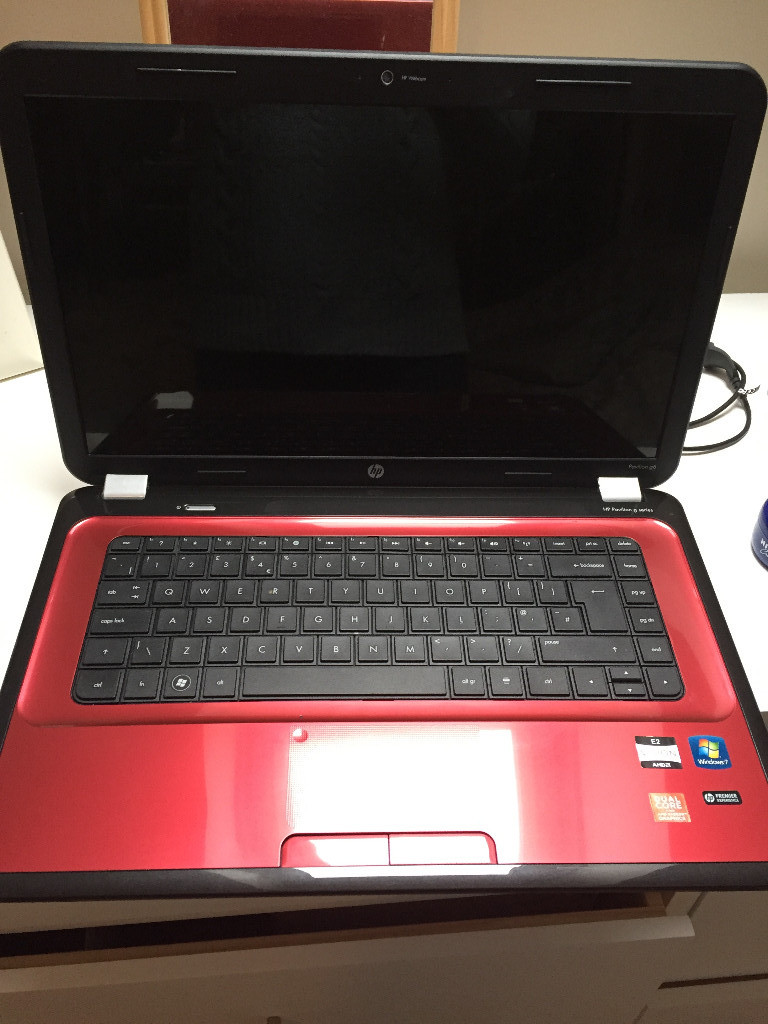 Red Hewlett Packard Laptop Excellent condition in Churchdown