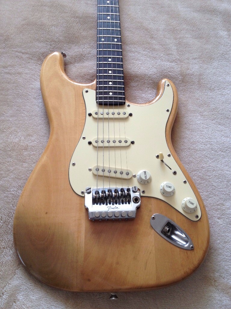 Vintage 1985 Fender E Series Stratocaster electric guitar for sale in