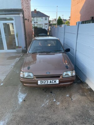 ford escort mk4 rwd zetec turbo project rolling shell
