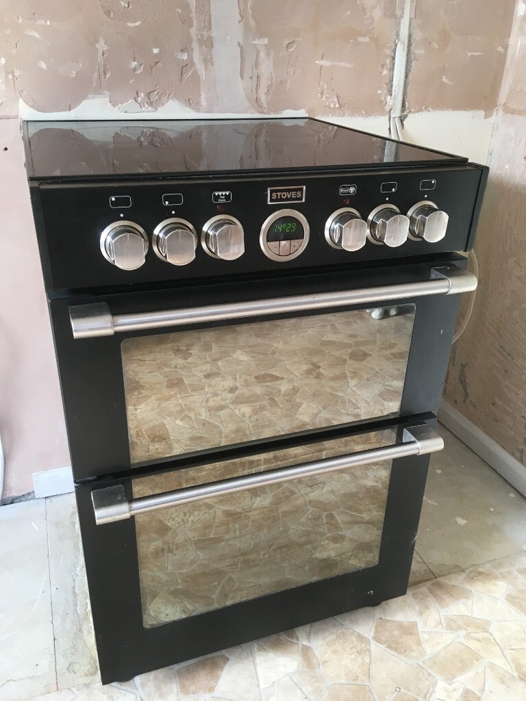 Stoves UK Freestanding Black Electric Cooker with double oven & grill. Clean & good working
