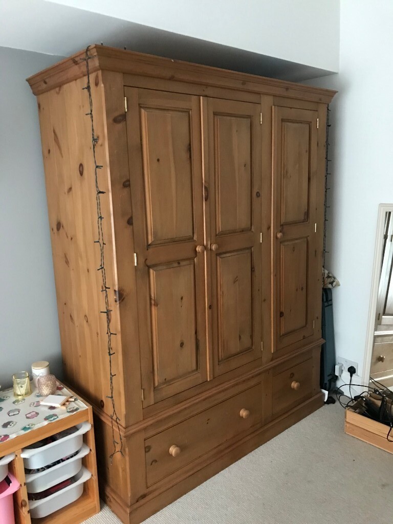 Solid Pine 3 Door Wardrobe in Sheffield, South Yorkshire Gumtree