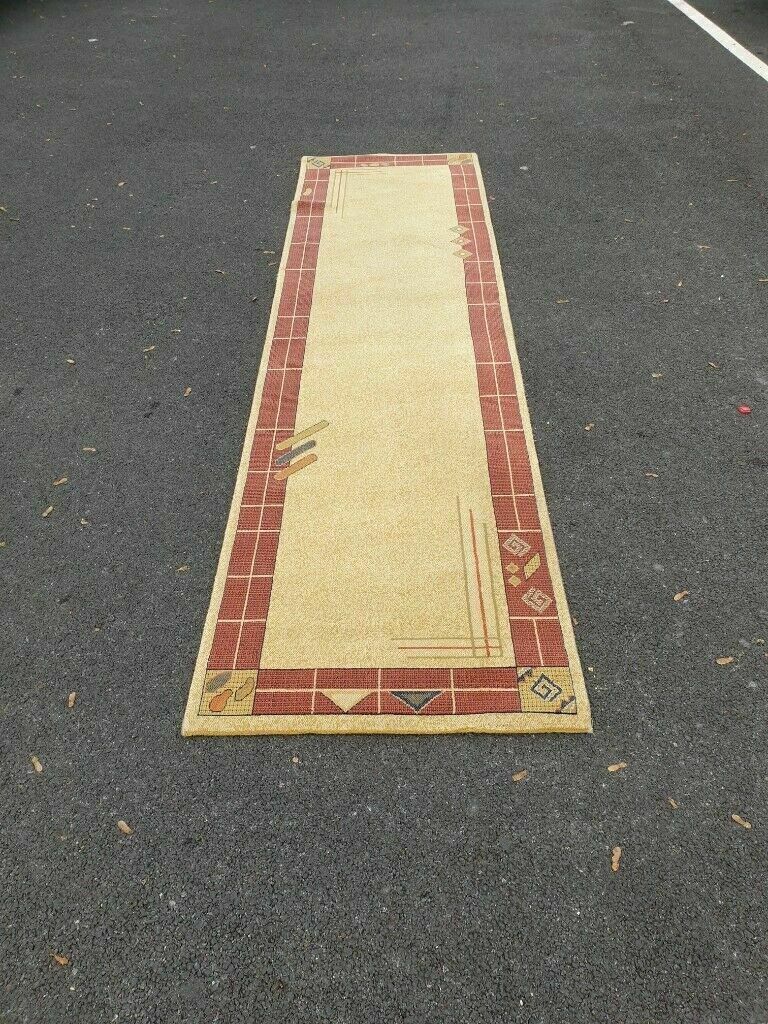 Sembol long Turkish runner rug with tradicional saray hall quallity ( 300cm x 80cm ) very clean