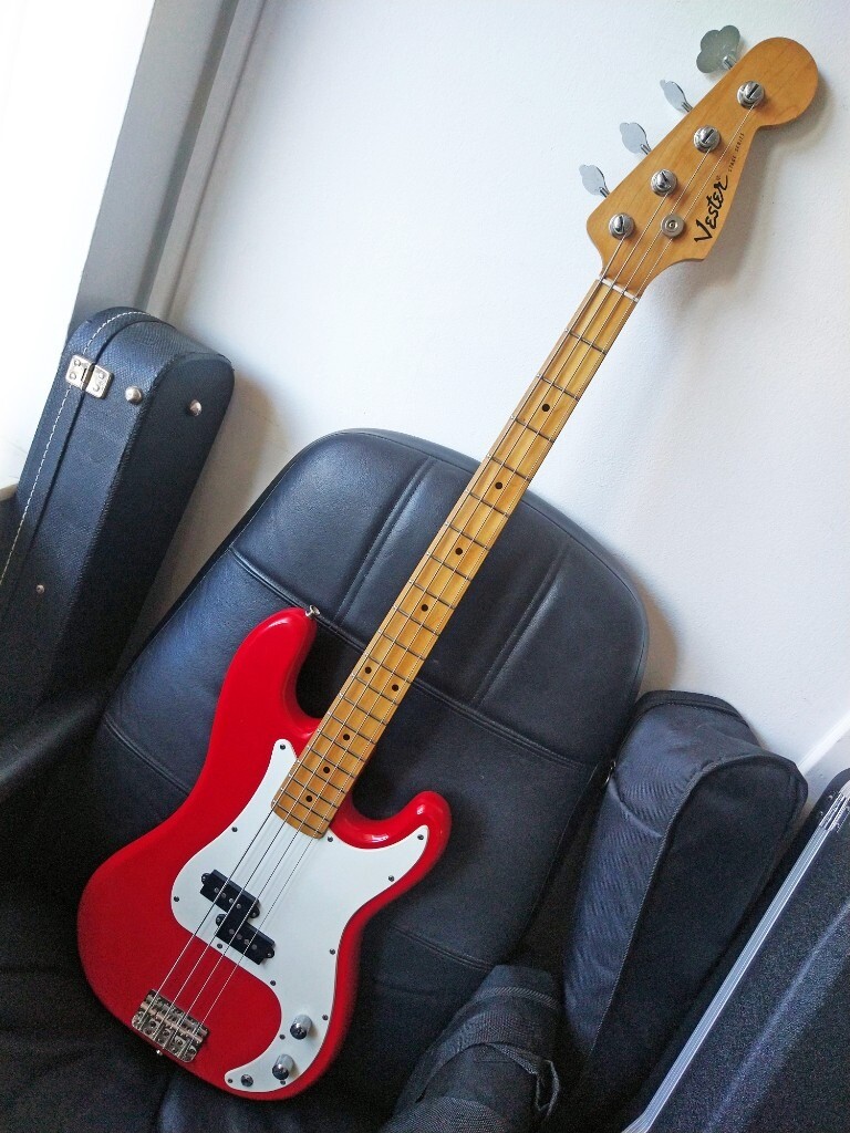 1989 Vester Stage Series Precision P Bass Guitar MIK Made In Korea in