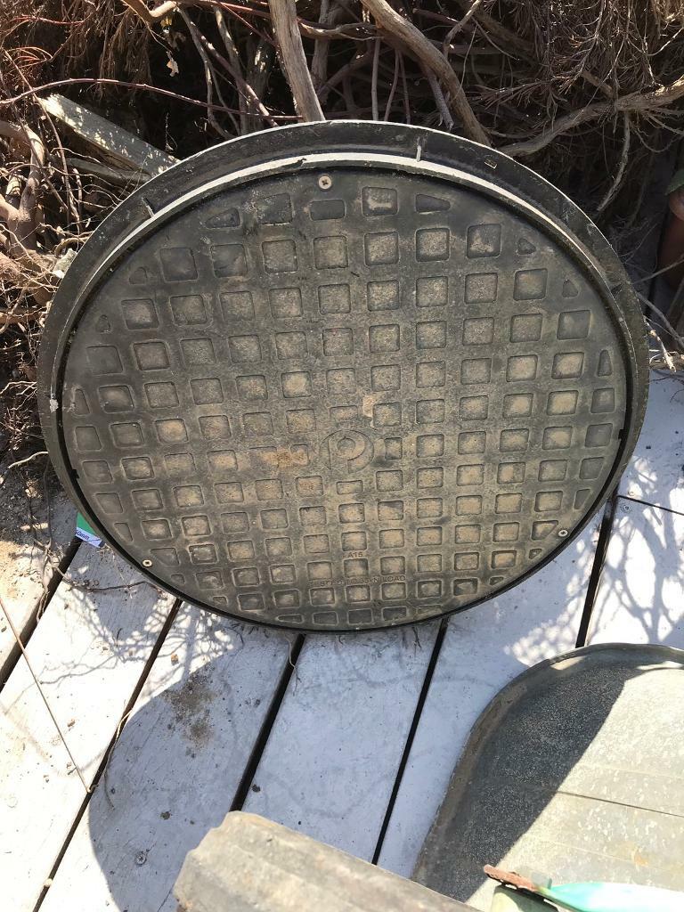 Plastic Inspection Manhole Drain Cover And Frame In Fareham
