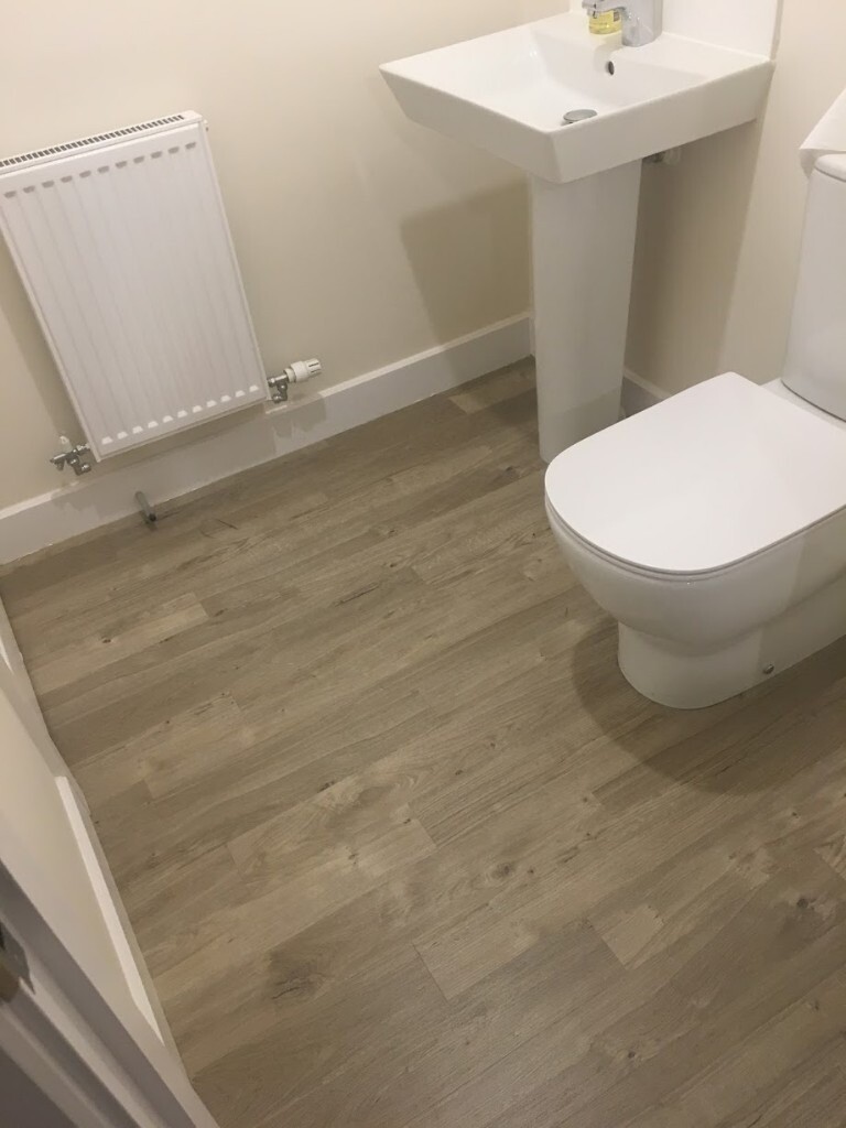 25m2 Amtico Sun Bleached Oak LVT Flooring in Leicester Forest East