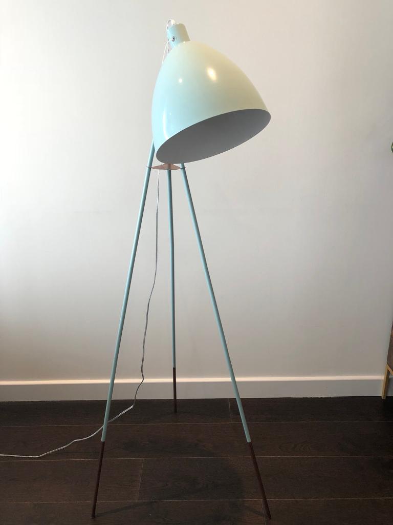 Teal & Copper Floor Lamp in Vauxhall, London Gumtree