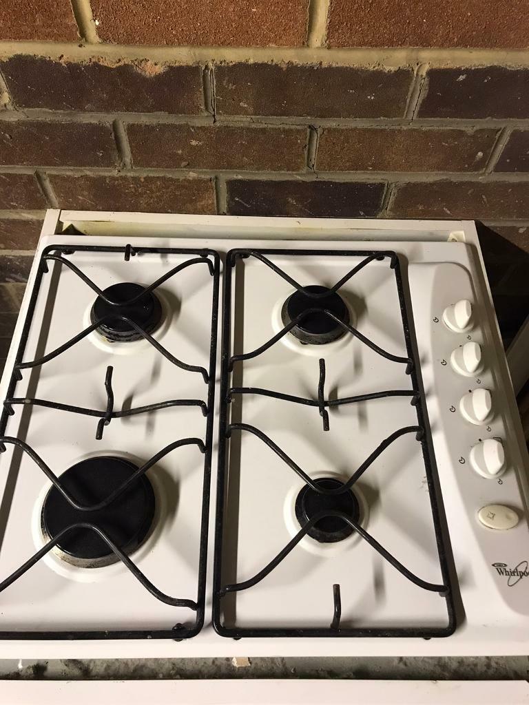 White whirlpool Gas Hob in Bramley, South Yorkshire Gumtree