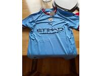 Football shirt City home size large left until new stock arrives 