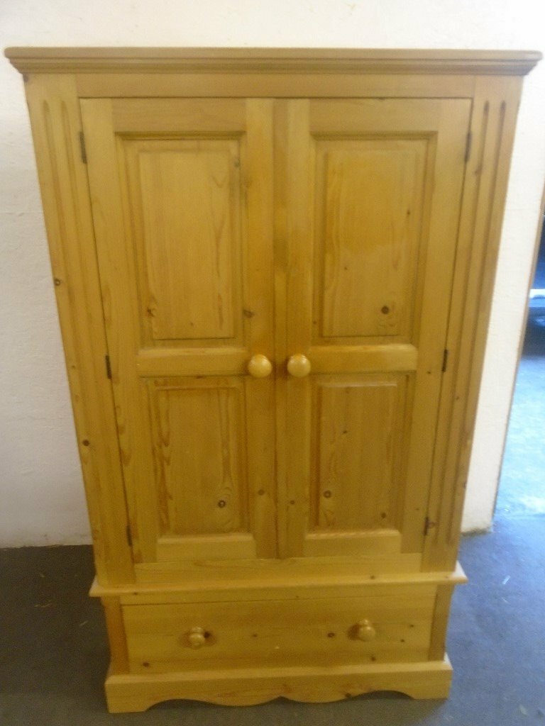 Solid Pine Small Wardrobe With Drawer In Diss Norfolk Gumtree