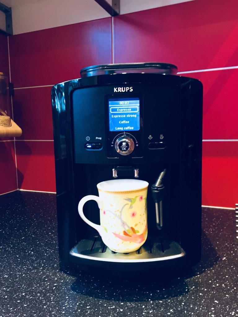 KRUPS EA8080 bean to cup expresso coffee machine in Redditch