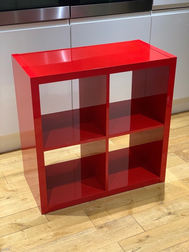 Rare Red High Gloss Kallax Shelving Unit in Beeston, Nottinghamshire Gumtree