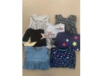 GIRLS CLOTHES BUNDLE 4-5 EXCELLENT CONDITION DRESSES X4, JUMPERS X3