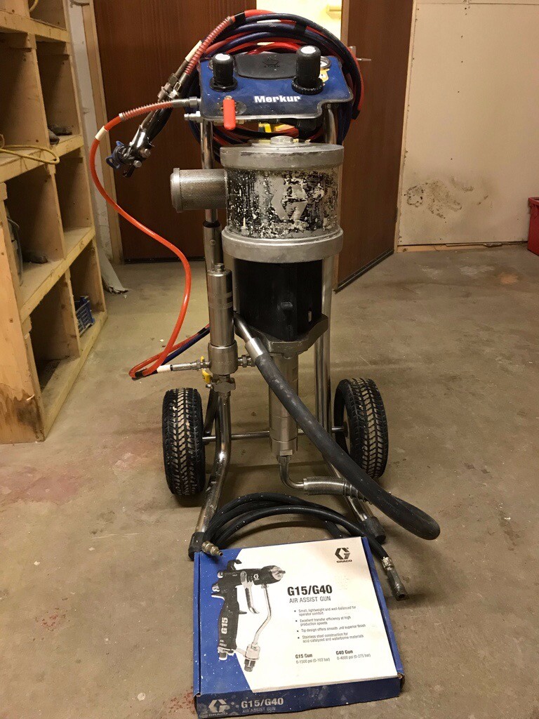Used Graco Merkur 451 (50cc Lower) Air Assisted Airless Sprayer in