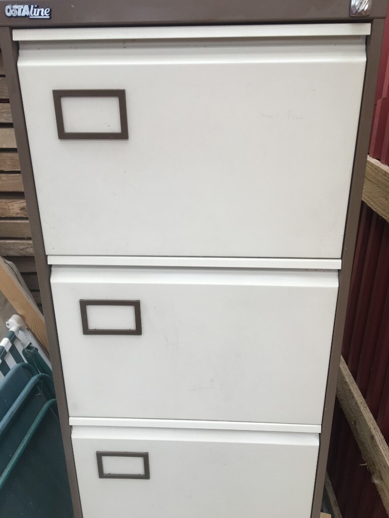 4 Drawer Metal Filing Cabinet With Suspension Dividers In