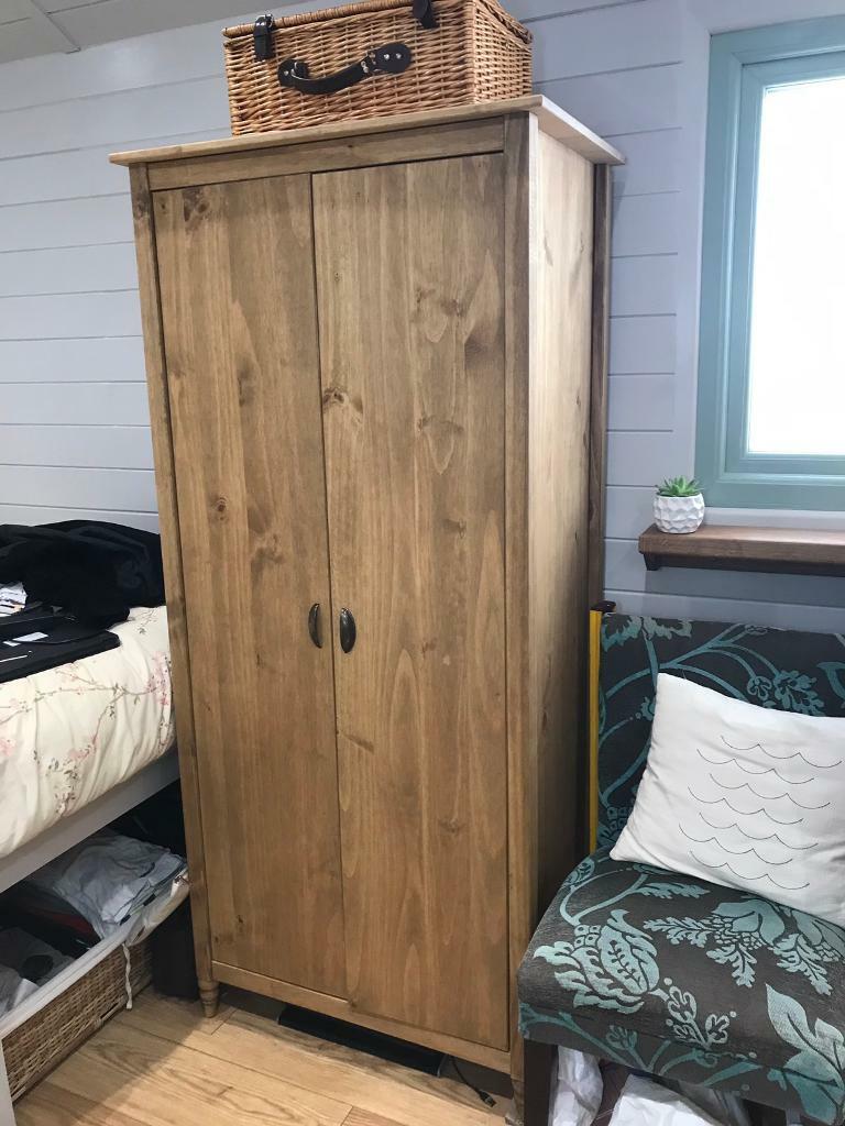 Clack 2 Door Wardrobe Brambly Cottage Wayfair Solid Pine In