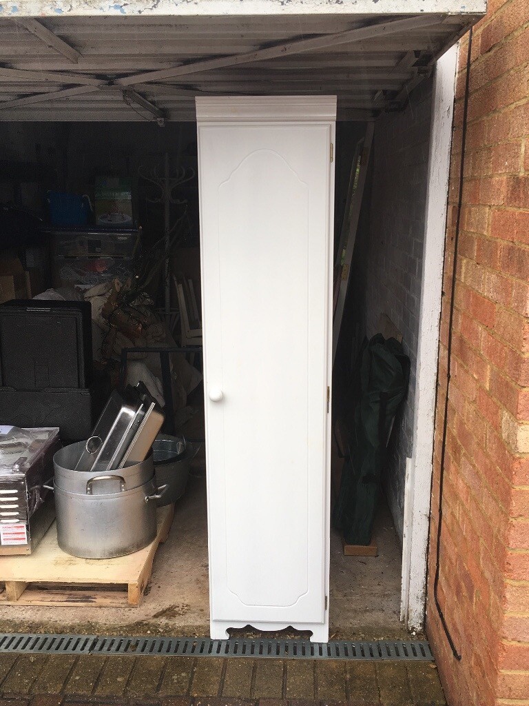 Slim White Wardrobe In Leighton Buzzard Bedfordshire Gumtree