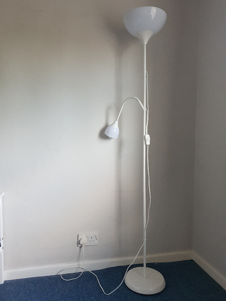 Ikea floor uplighter/reading lamp | in Woodley, Berkshire | Gumtree