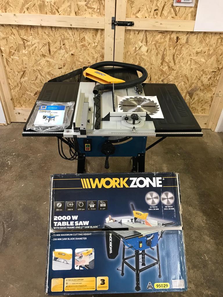Workzone table saw ( 2000 watt, 254 mm blade ) | in 