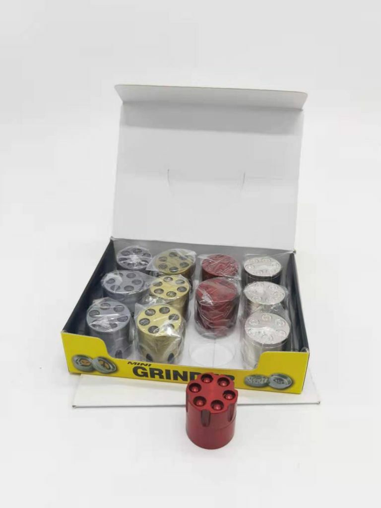 Set 12 Pz Tritatabacco Grinder Trita Erba Tabacco Metallo Spezie Caricatore bal