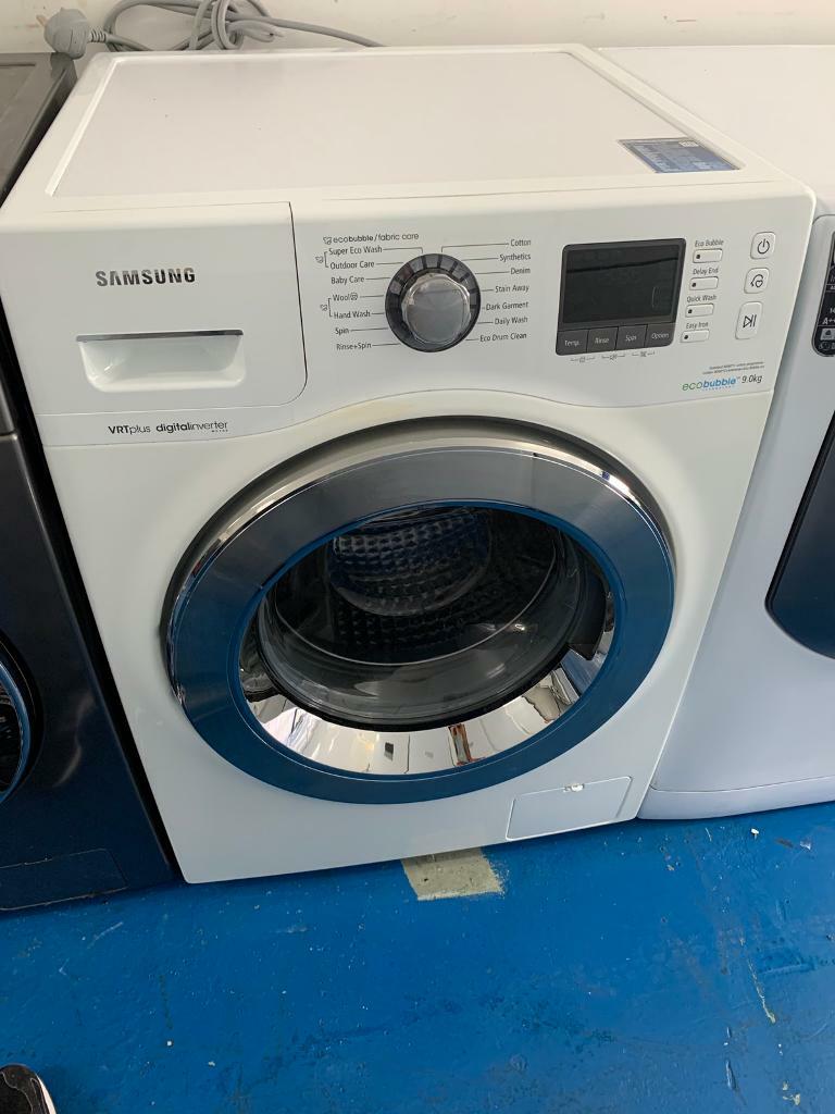Samsung white digital inverter 9kg washing machine | in Ward End, West