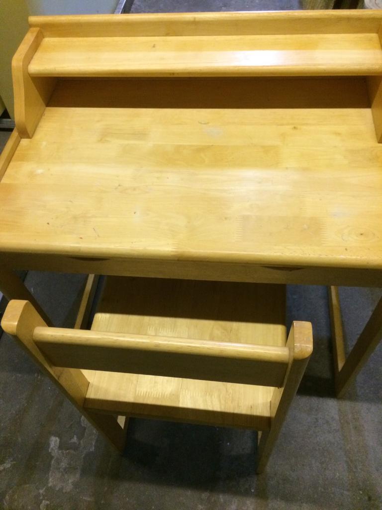 Child's wooden desk &amp; seat | in Liverpool, Merseyside 