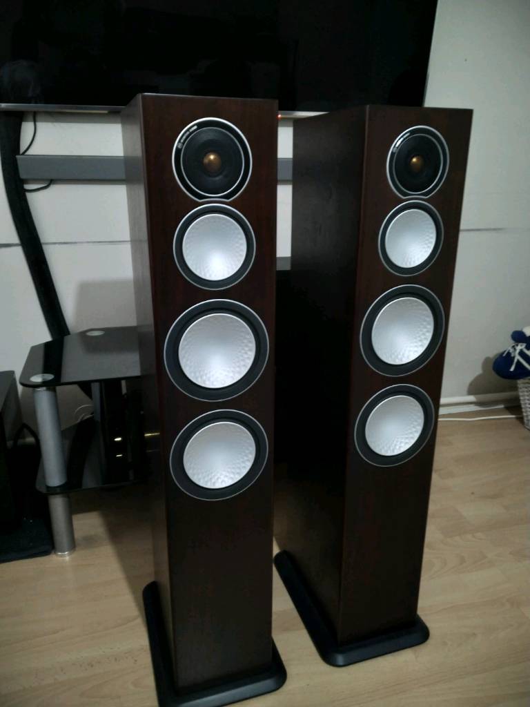 MONITOR AUDIO SILVER 8 SPEAKER PAIR in Leicester, Leicestershire